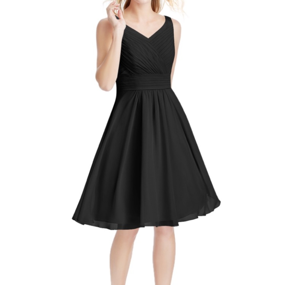 Black bridesmaid dress